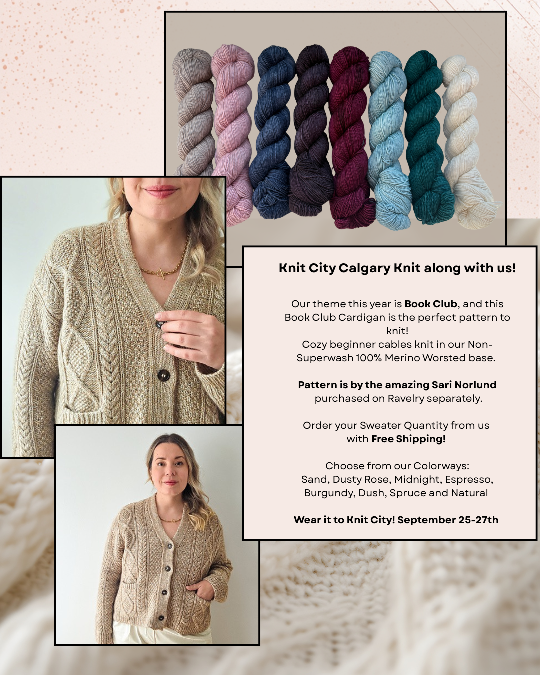 Book Club Cardigan Sets