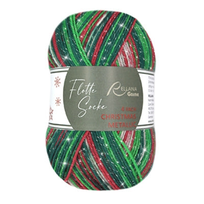 Flotte Socke 4 ply Christmas Sparkle Sock Yarn 2025