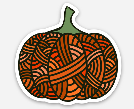 Pumpkin Vinyl Sticker