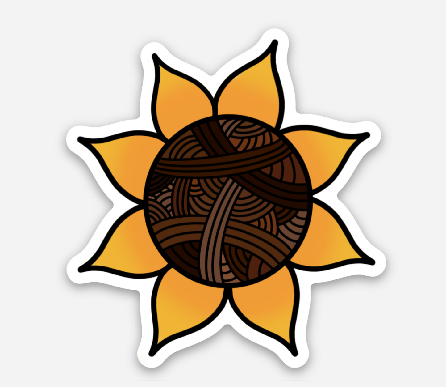 Sunflower Vinyl Sticker