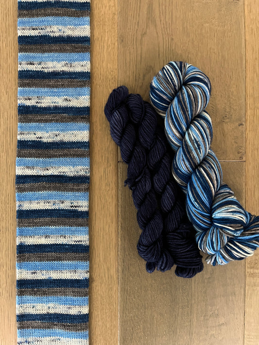 Winter Blues Self Striping Yarn – Kimber's Cozy Creations