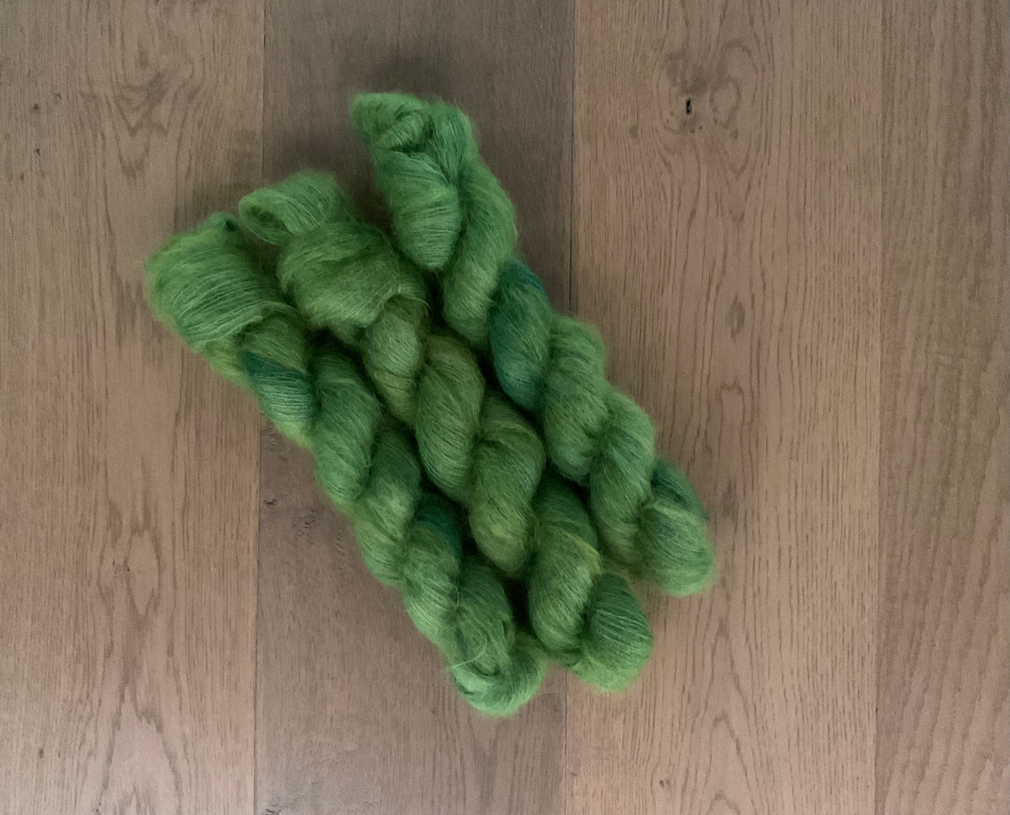 Dill Pickle Mohair Skein