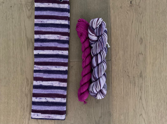 Lilac Bush Fingering Self-Striping Sock Set