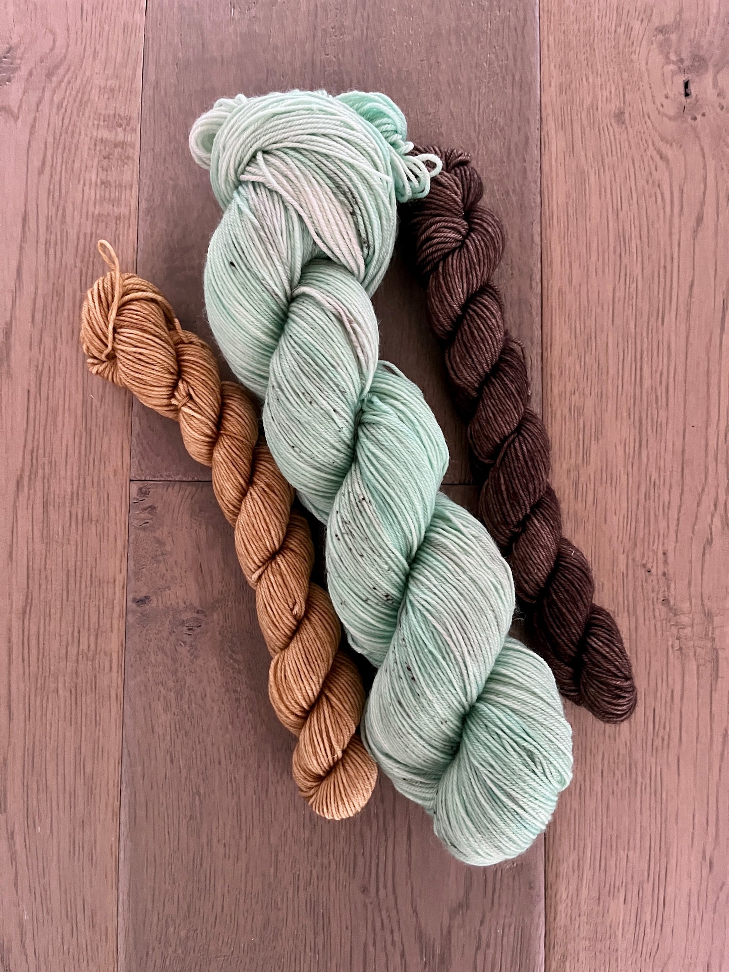 Mint Chocolate Chip Fingering Sock Set