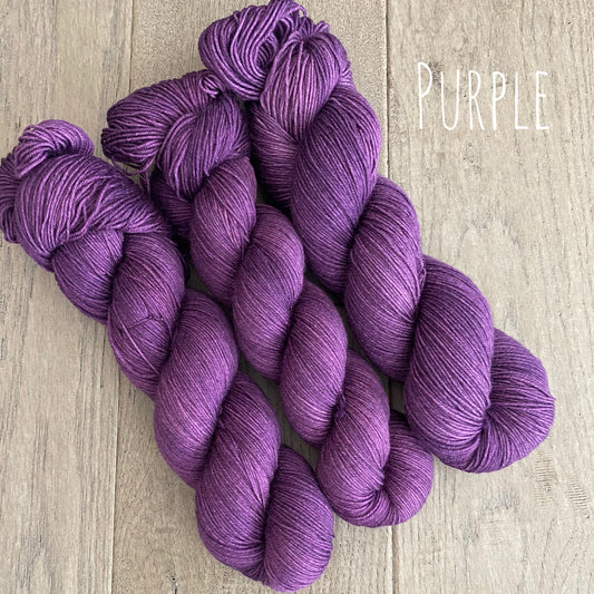 Purple Fingering Yarn
