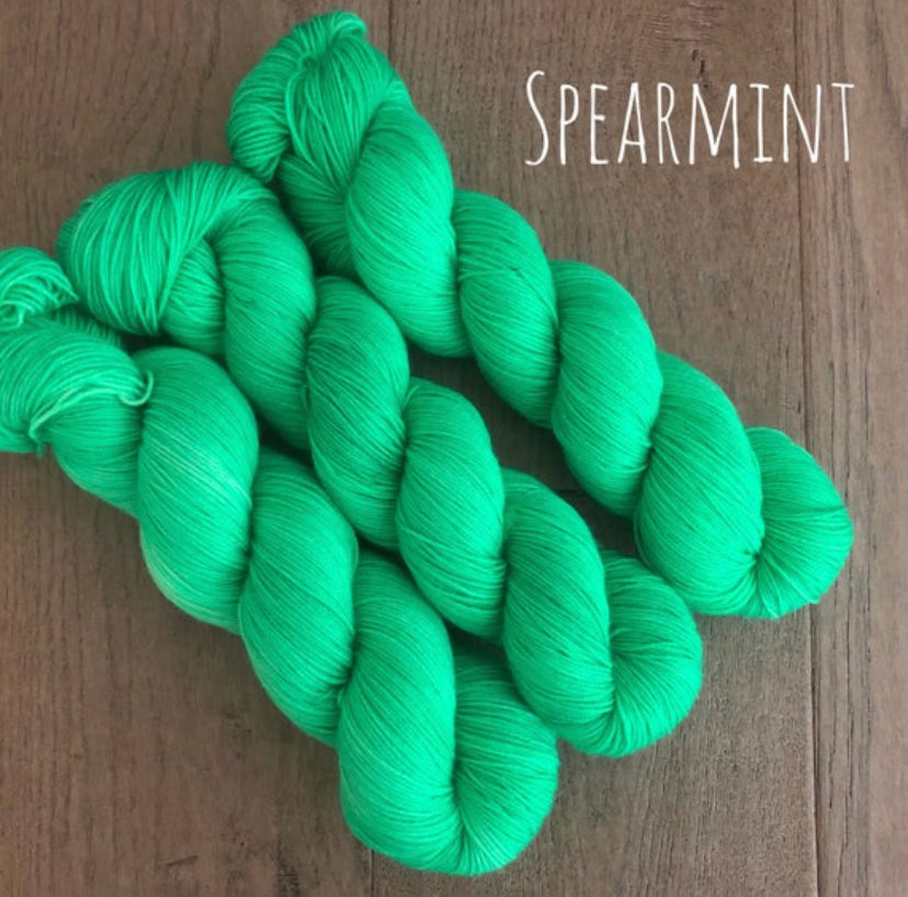 Spearmint Fingering Yarn