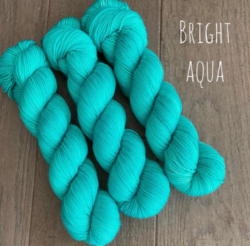 DK Bright Aqua Yarn
