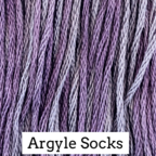 Argyle Socks Classic Colorworks Cotton Thread