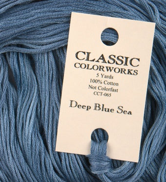 Deep Blue Sea Classic Colorworks Cotton Thread