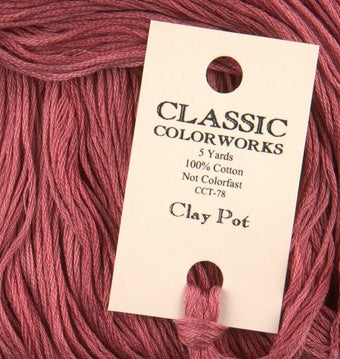 Clay Pot Classic Colorworks Cotton Thread