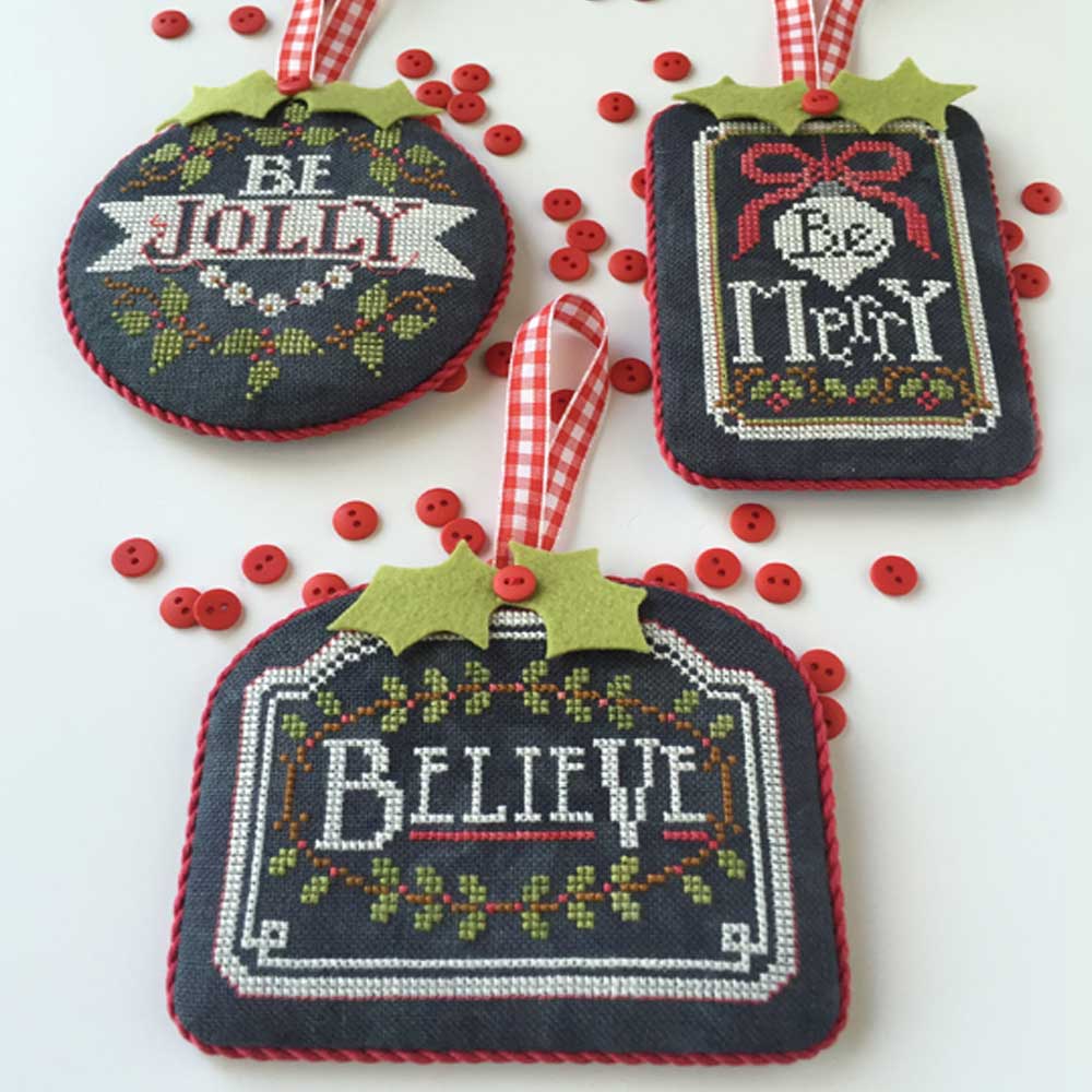 Chalkboard Ornaments - Christmas Collection Part One