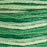 DMC 125- Variegated Seafoam Green