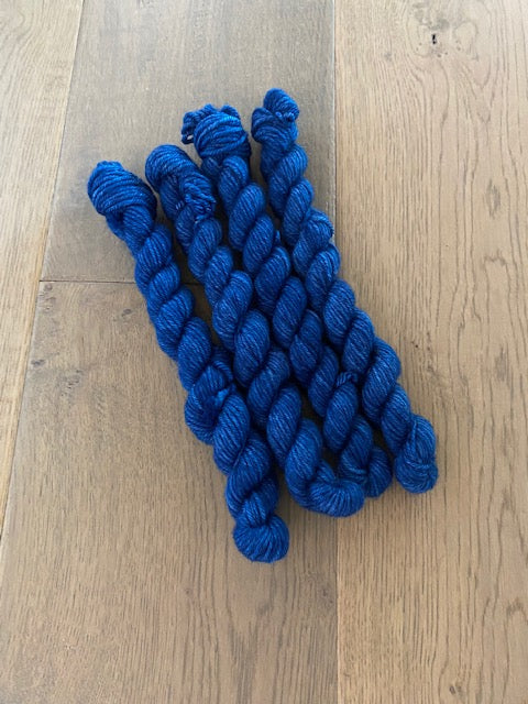 Mini Worsted Blueberry Skein