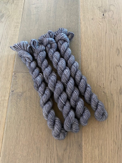 Mini Worsted Grey Skein