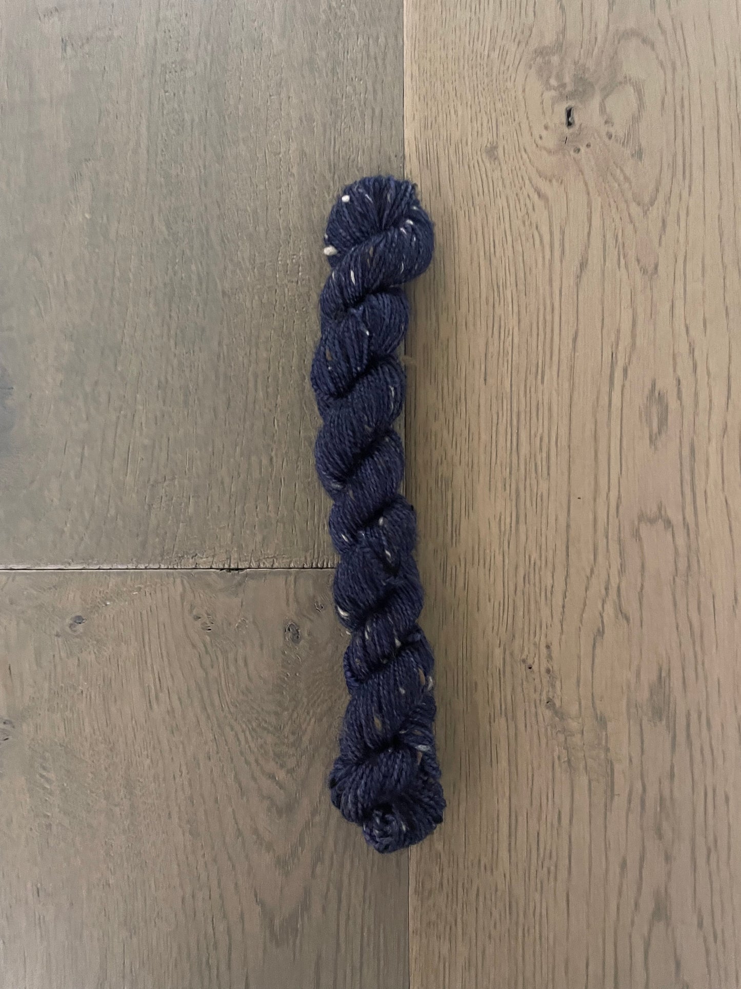 Mini Fingering Tweed Navy Skein