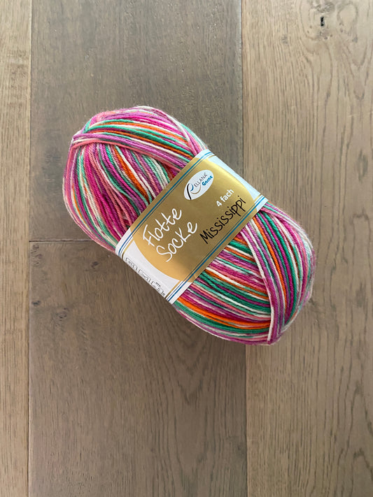 Flotte Socke Mississippi Yarn Color 1164