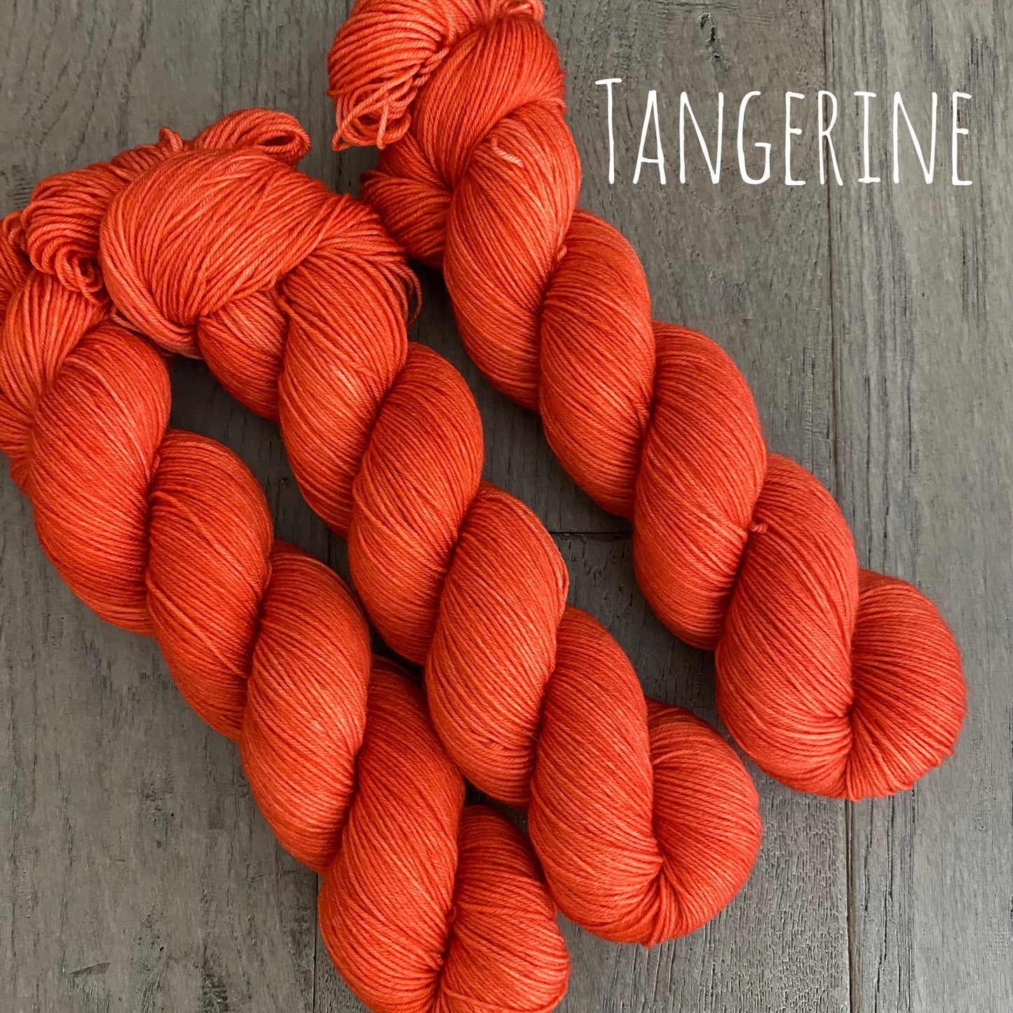 Tangerine Fingering Yarn