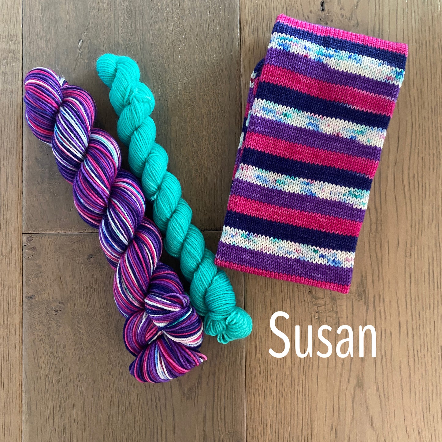 Susan's Fingering Self Striping Sock Set