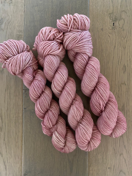 Worsted Dusty Rose Skein
