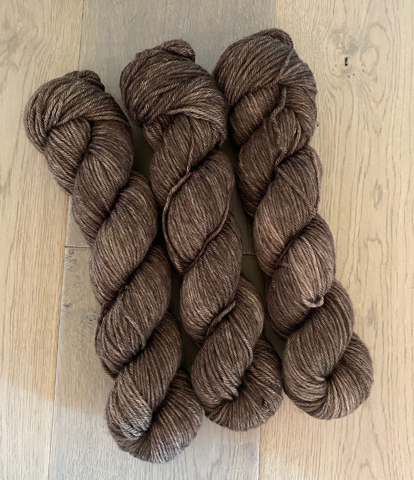 Worsted Chocolate Yarn