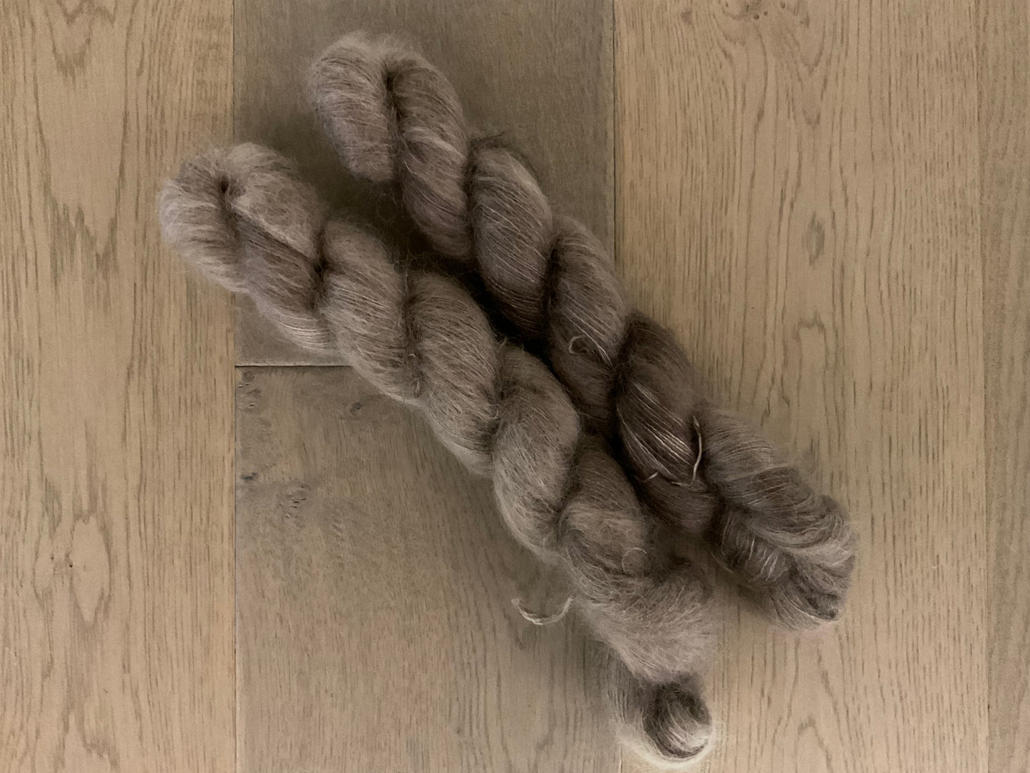 Chocolate Mohair Skein