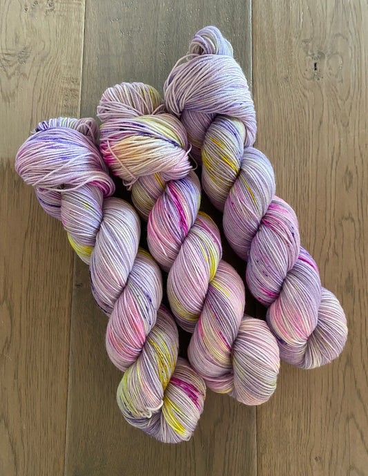 Lavender Lemonade Fingering Yarn