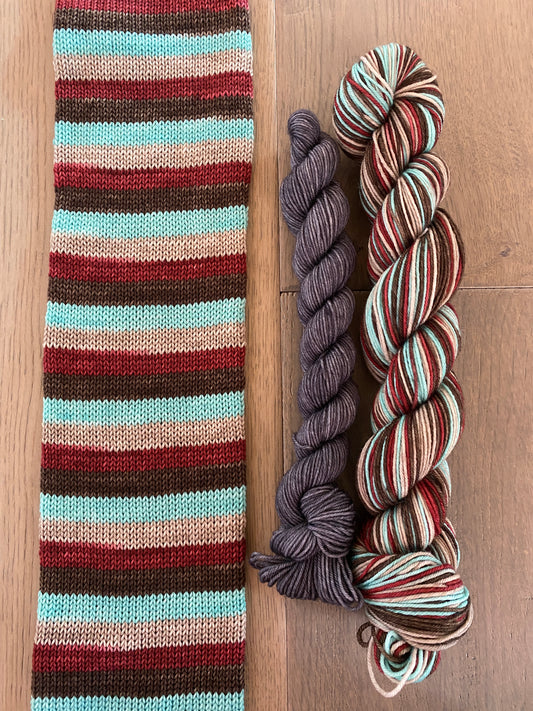 Holiday Wishes Self Striping Sock Set