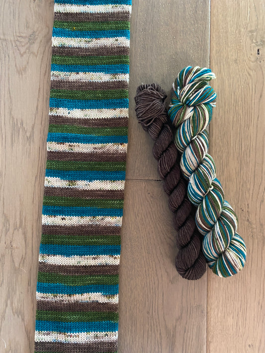 Birch Fingering Self-Striping Sock Set