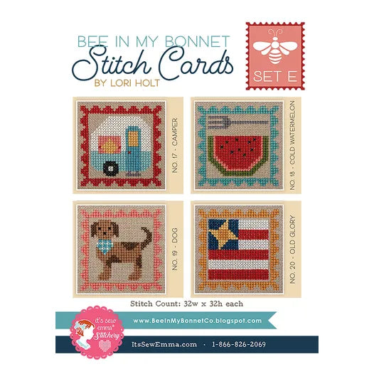 Stitch Cards - Set E