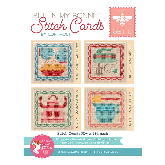 Stitch Cards - Set L