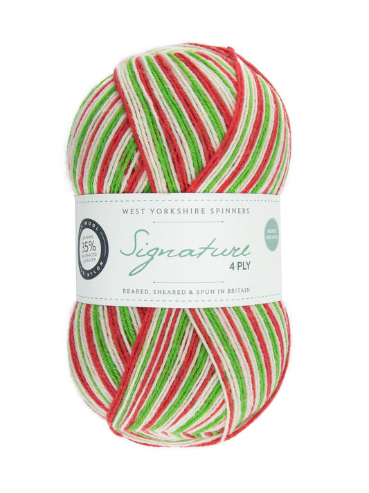 West Yorkshire Spinners Signature 4-Ply - Candy Cane