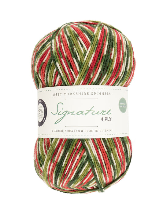 West Yorkshire Spinners Signature 4-Ply - Holly Berry